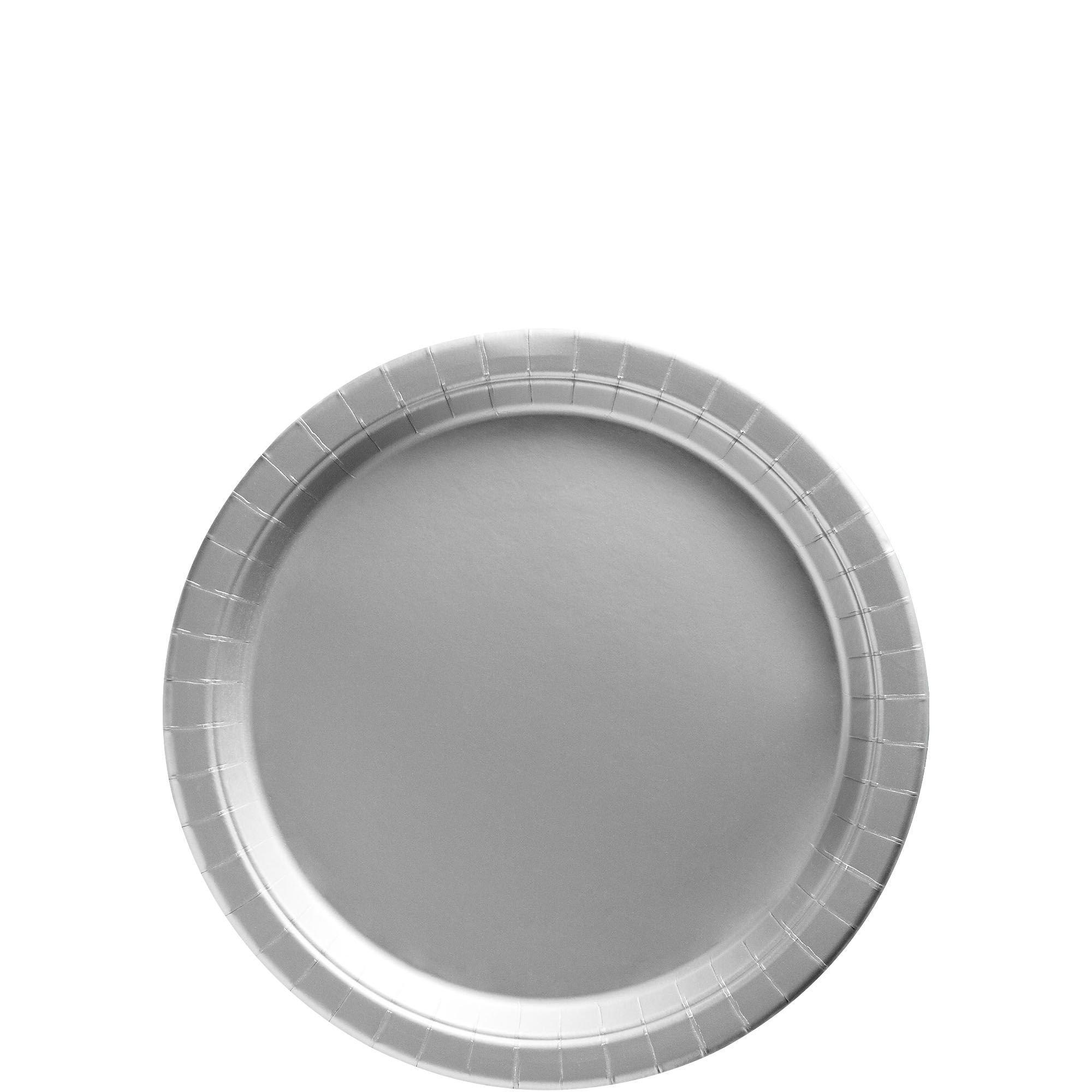 Silver and hotsell white paper plates